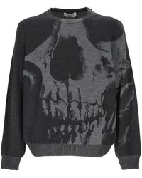 McQueen - Skull Pullover - Lyst