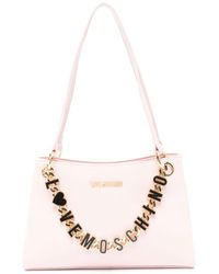 Love Moschino - Kaugummirosa Kettengliedtasche - Lyst