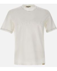 Premiata - Weißes Baumwoll-T-Shirt Für Herren Von Athens - Lyst