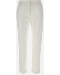 Liu Jo - Weiße Stretch-Baumwoll-Chinohose - Lyst