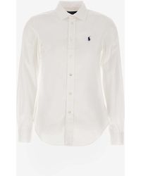 Polo Ralph Lauren - Bsr-Baumwollhemd – Weiß, Slim Fit - Lyst