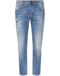 Dondup - Hellblaue Slim Fit Jeans - Lyst