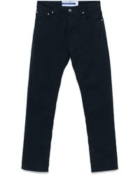Jacob Cohen - Mitternachtsblaue Klassische Fünf-Taschen-Jeans - Lyst