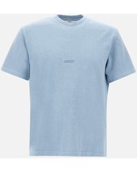 Autry - Main Apparel Baumwoll-T-Shirt – Hellblau - Lyst