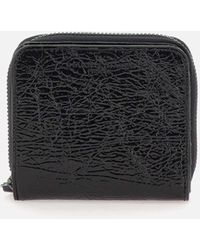 Gianni Chiarini - Shiny Leather Zip Wallet - Lyst