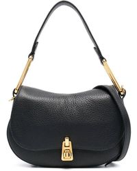 Coccinelle - Magie Soft Mini Schwarze Lederhandtasche - Lyst