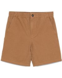 A.P.C. - Kamelbraune Shorts Mit Elastischem Bund - Lyst