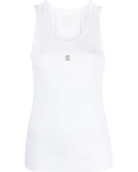 Givenchy - 4G Weißes Slim-Top - Lyst