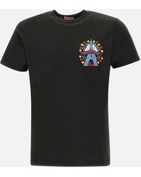 KENZO - Drawn Varsity T-Shirt Aus Schwarzer Baumwolle Mit Eiffel-Logo - Lyst