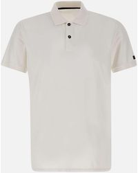 Rrd - Oxford Stretch Cotton Polo - Lyst