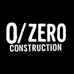 0/zero Construction logo