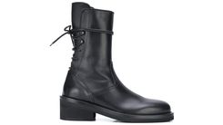 Ann Demeulemeester | Women's Rear Lace-up Boots - Black