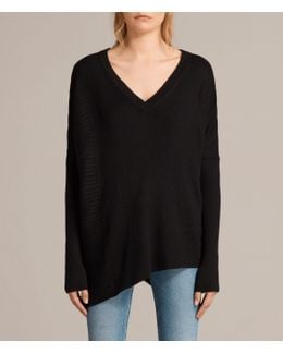 all saints deep v neck