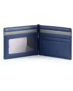 Mcm Sigmund Money Clip Wallet in Blue for Men (NAVY) | Lyst