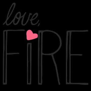 Love, Fire logotype