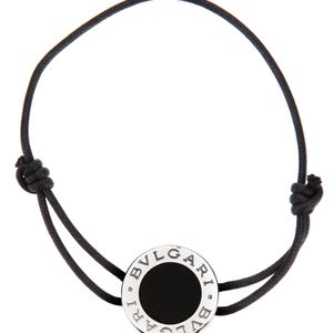 BVLGARI Black Adjustable Bracelet