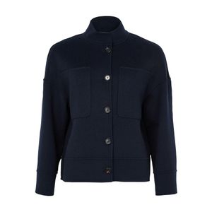 Max Mara Blue Buttoned Jacket