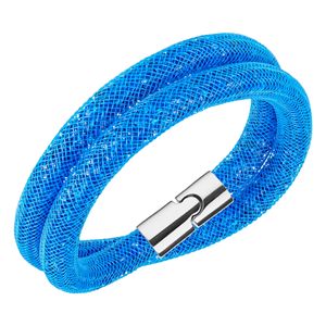 Swarovski Blue Stardust Crystal Filled Wraparound Bracelet