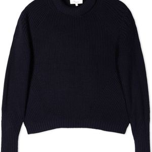 3.1 Phillip Lim Blue Ribbed Roll Neck Jumper