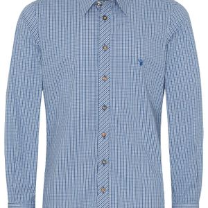 Spieth & Wensky Trachtenhemd 'norman' in Blau für Herren