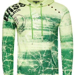 Rusty Neal Sweatshirt mit verwaschenem front print in Grün für Herren