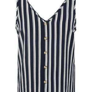 VMSASHA SL Button Top Noos Maglietta di Vero Moda in Blu