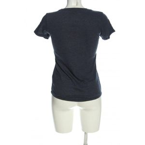 Abercrombie & Fitch Blau Print-Shirt