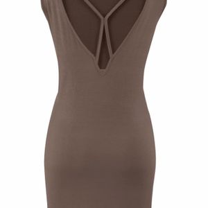 Lascana Braun Kleid