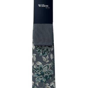 Willen Krawatte Floral Uni in Blau für Herren
