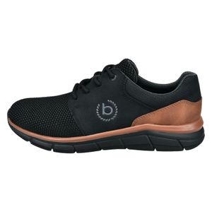 Bugatti Sneaker Low Basic in Schwarz für Herren