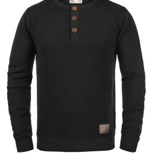 Solid Pullover Terrance in Schwarz für Herren