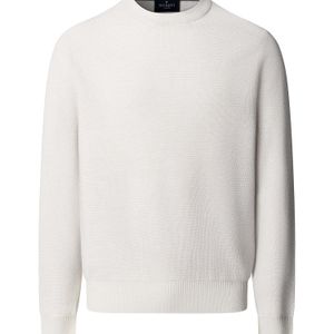 Hackett Pullover Honeycomb in Weiß für Herren