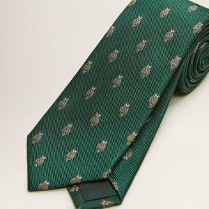 Mango Krawatte 'p.e animal' in Grün für Herren