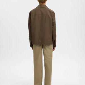 SELECTED Übergangsjacke in Braun für Herren