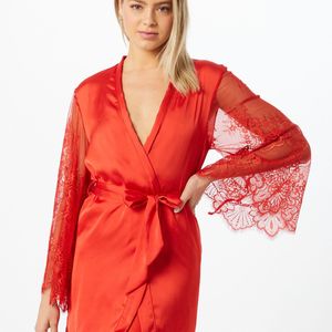 Hunkemöller Rot Kimono 'Fancy Lace'