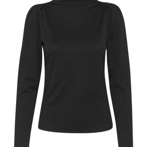 Kaffe Schwarz Bluse Ka Robin