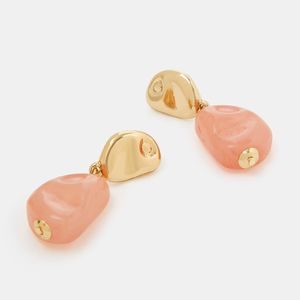 Accessorize White Mini Molten Resin Drop Earrings