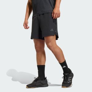 Adidas Black D4T Power 3 Stripes Shorts for men
