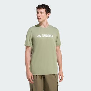 Adidas Green Terrex Multi Climacool Logo Tech T-Shirt for men
