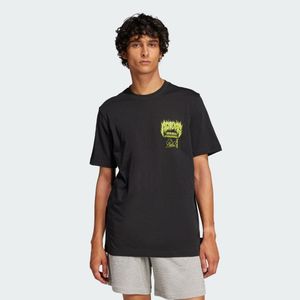 Adidas Originals Black Trefoil Series Fashion Elevated Tee for men