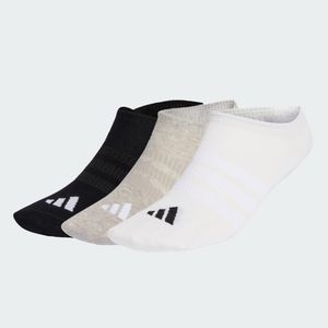 Adidas White Thin&Amp;Light Sportswear No Show Socks 3 Pair Pack