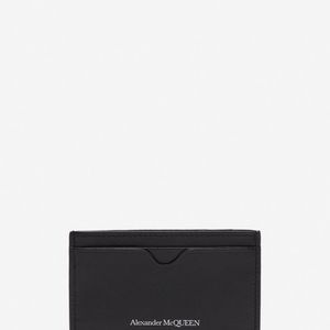 Porte-cartes Skull Badge Alexander McQueen pour homme en coloris Noir