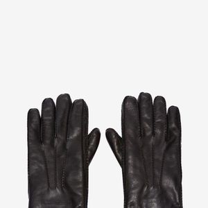 Gants en cuir Alexander McQueen pour homme en coloris Noir