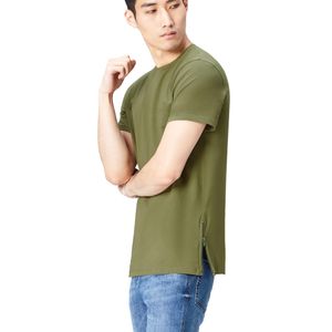 Camiseta con Cremalleras Laterales FIND de hombre de color Verde