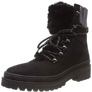 Warmlined Lace Up Boot Tommy Hilfiger de color Negro