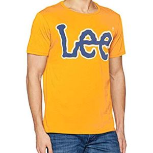 Logo Tee di Lee Jeans in Arancione da Uomo