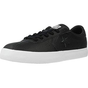 Converse Lage Sneakers Breakpoint Foundational Leather Ox Black/black/white in het Zwart