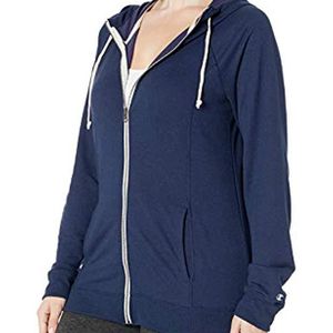 Champion Blue Plus-size French Terry Full Zip Jacket