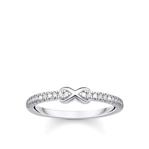 Bague Infinity avec pierres blanches argent Argent Sterling 925 TR2322-051-14 Thomas Sabo