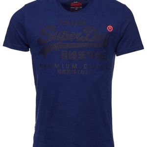 T-Shirt Ton sur Ton Premium Goods Blueprint L Superdry pour homme en coloris Bleu